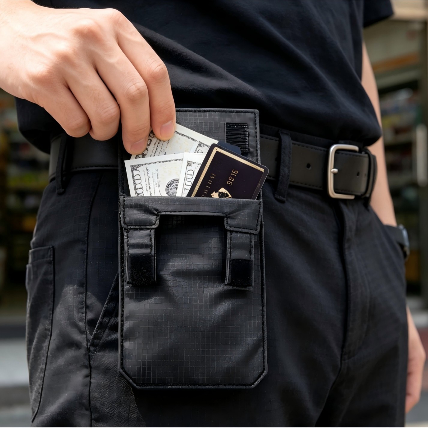 Travel Accessories Pouch For Men - Travel Hidden Money Belt Waist Pack