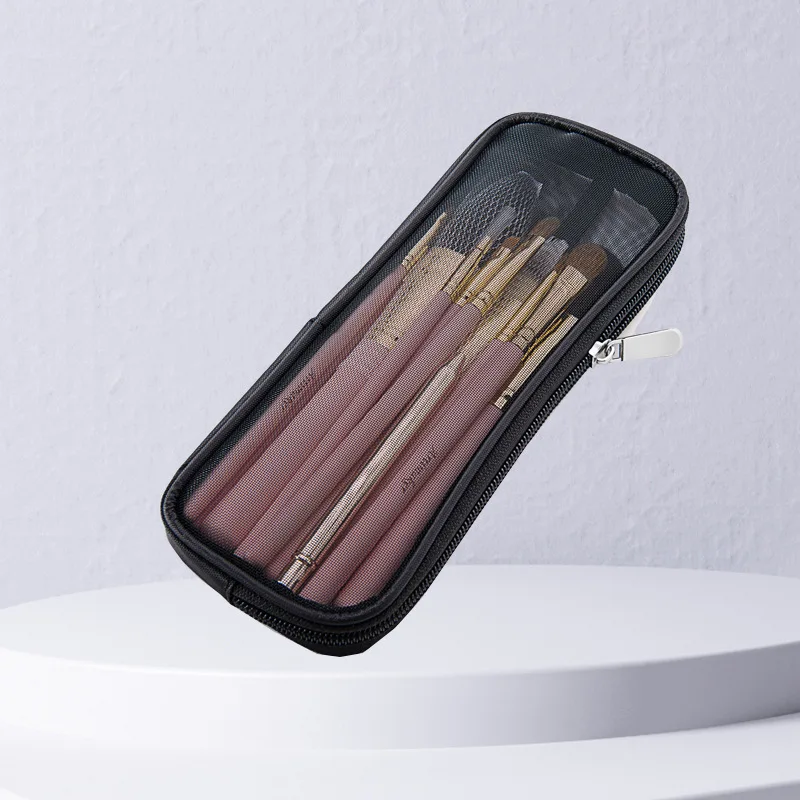 Travel Accessories Pouch For Men - Makeup Brush Travel Case Cosmetic Toiletry