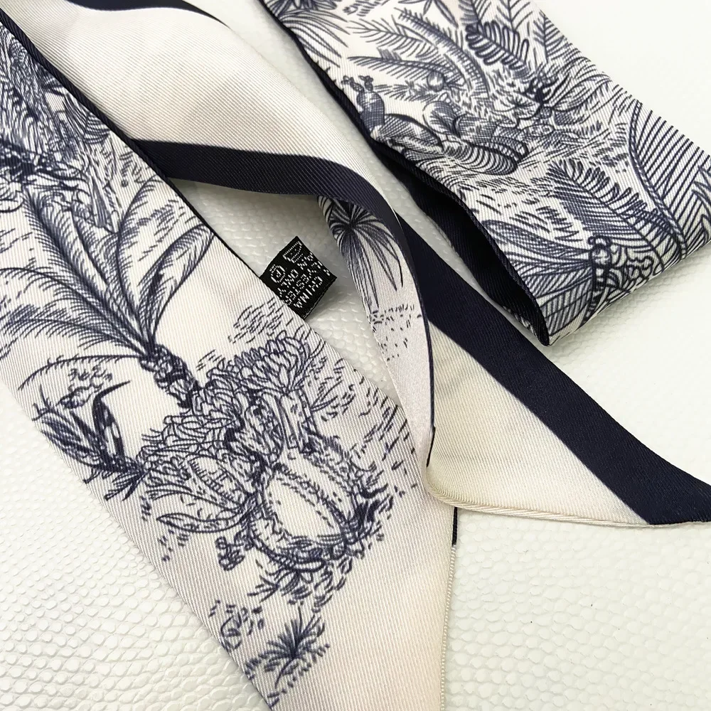 Extended Ribbon Scarf, Silk Ha - Travel Accessories For Women 评论和价格