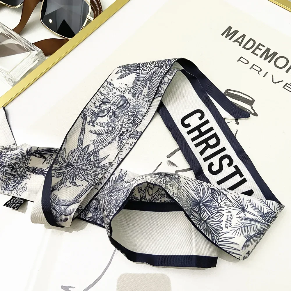 Extended Ribbon Scarf, Silk Ha - Travel Accessories For Women 评论和价格
