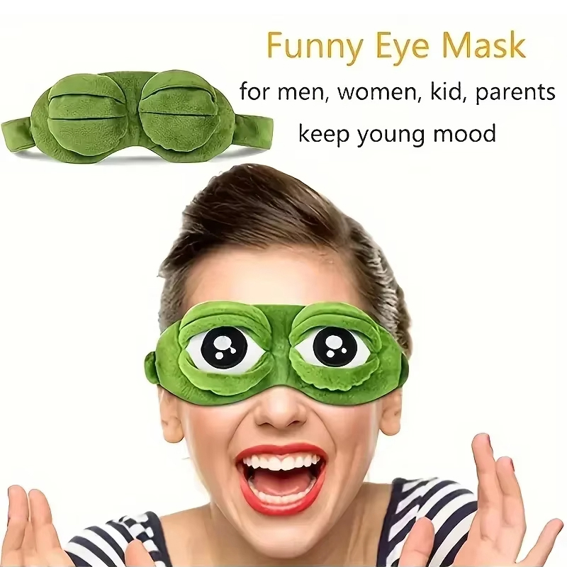 Frog Shaped Eye Mask Party Gam - Travel Accessories For Women 评论和价格