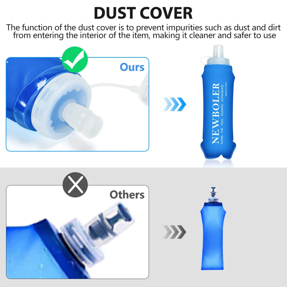 NEWBOLER 300/500ML Water Bottl - Water Bottle Collapsible 评论和价格