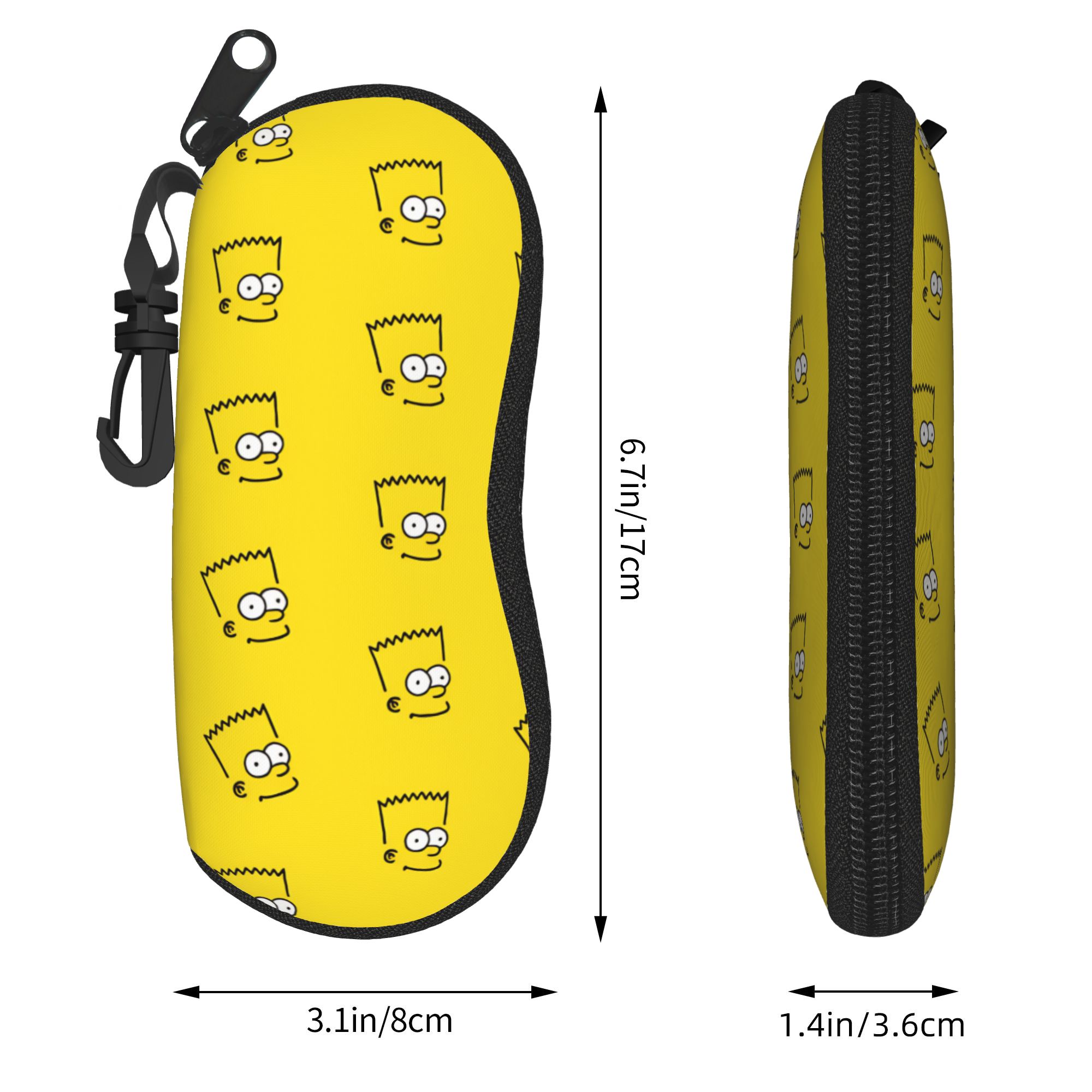 S-Simpsons Movies Glasses Case - Travel Accessories Pouch For Men 评论和价格
