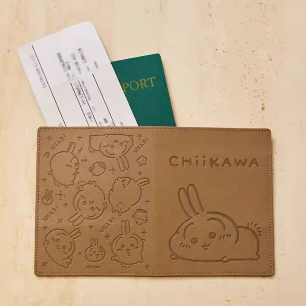 Kawaii Leather Luggage Tag Gol - Travel Accessories In Japan 评论和价格