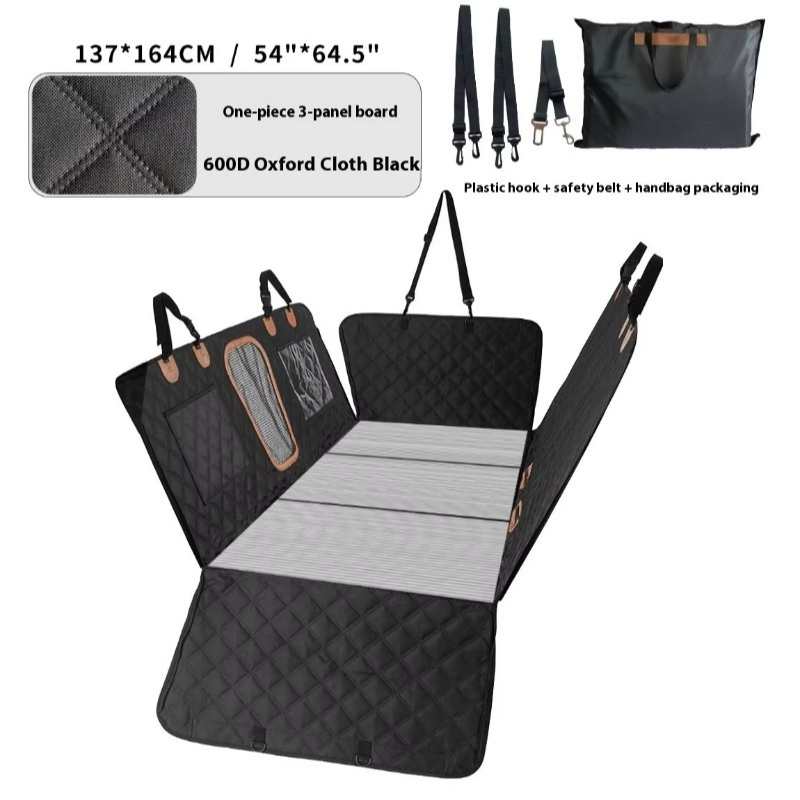 Three-Panel Solid Car Rear-Sea - Travel Accessories For Dogs 评论和价格
