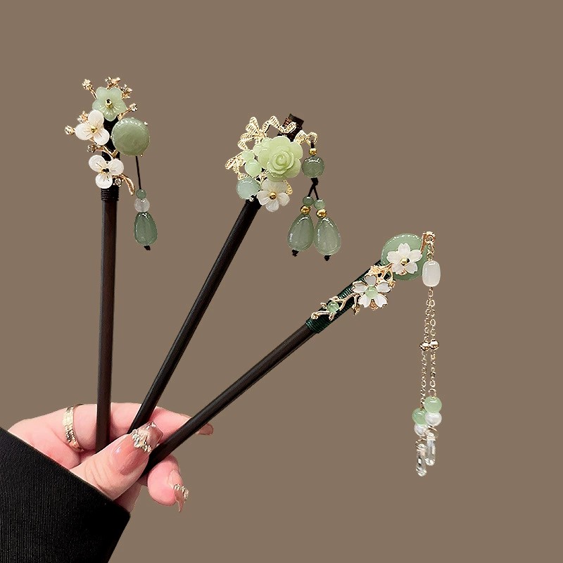 Antique Wooden Hairpin Women's - Travel Accessories For Women 评论和价格