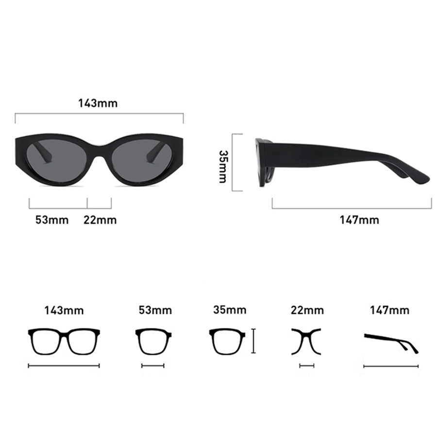 Women Men Classic Cat-Eye Pola - Travel Accessories For Women 评论和价格