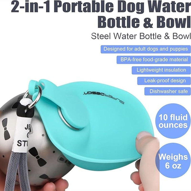 Portable Dog Water Bottle Stai - Travel Accessories For Dogs 评论和价格