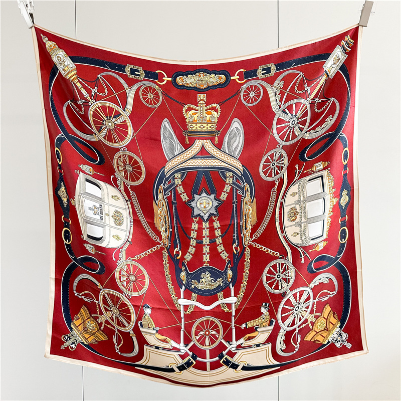 12MM Soft Silk Scarf Women 90C - Travel Accessories For Women 评论和价格
