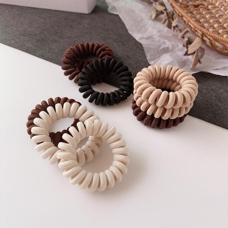 Spiral Coil Hair Ties No Damag - Travel Accessories Girls 评论和价格