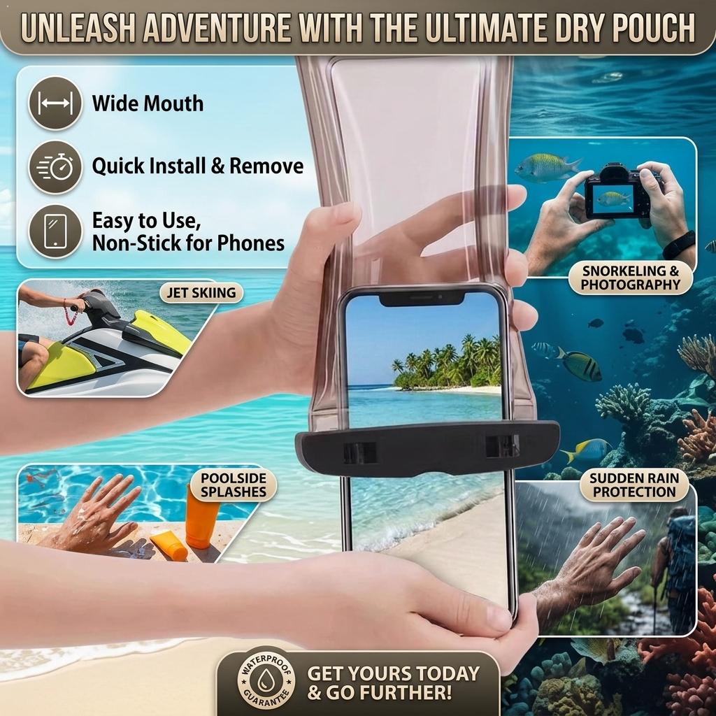 Clear Waterproof Phone Case Dr - Travel Accessories Pouch 评论和价格