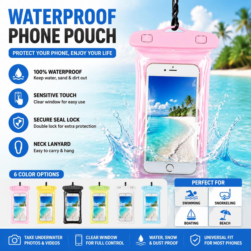 Clear Waterproof Phone Case Dr - Travel Accessories Pouch 评论和价格