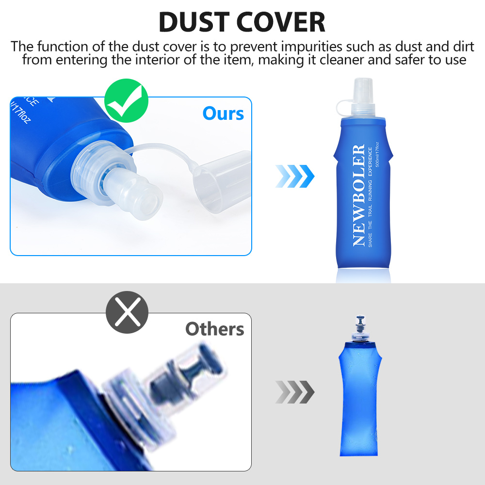 NEWBOLER 150ml 250ml 500ml Wat - Water Bottle Collapsible 评论和价格