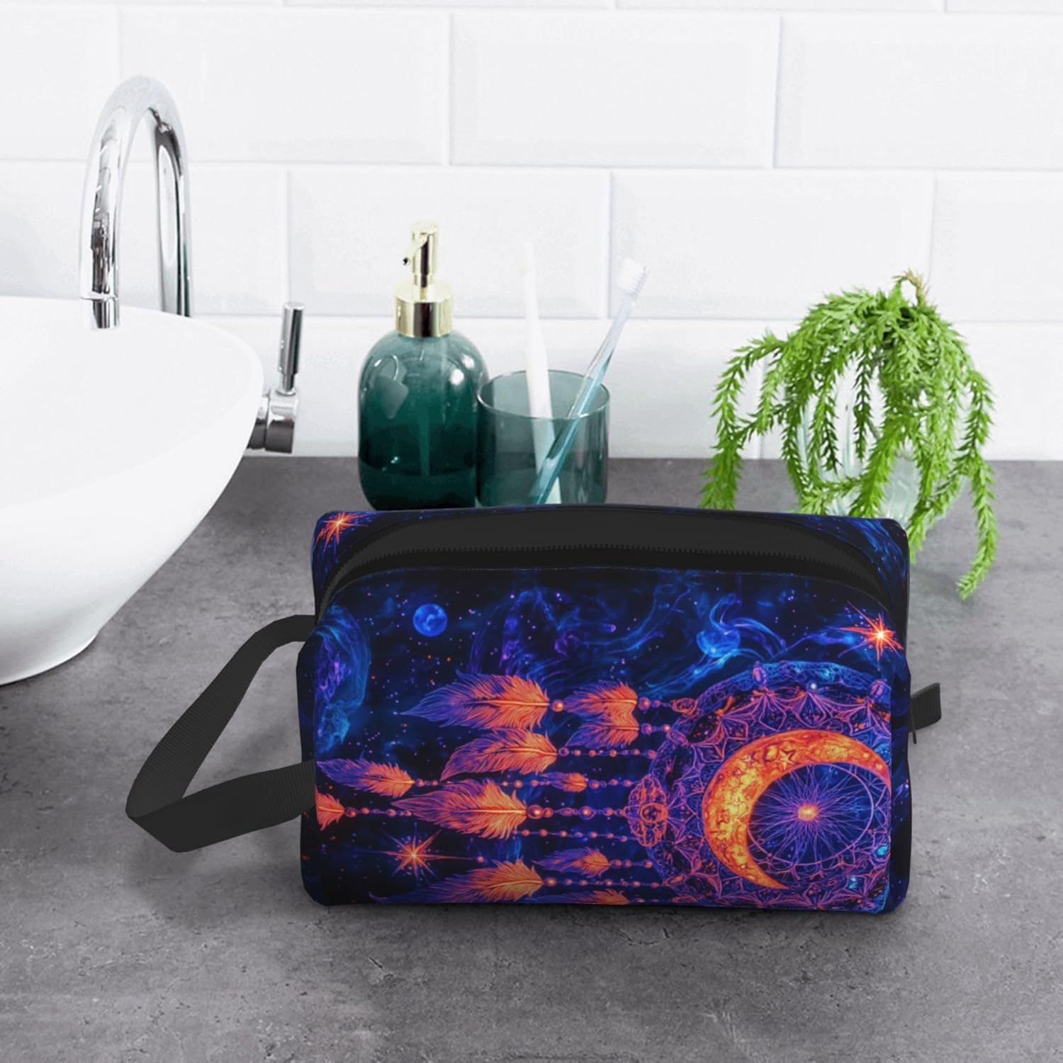 Dreamcatcher Travel Toiletry B - Travel Accessories Pouch For Men 评论和价格