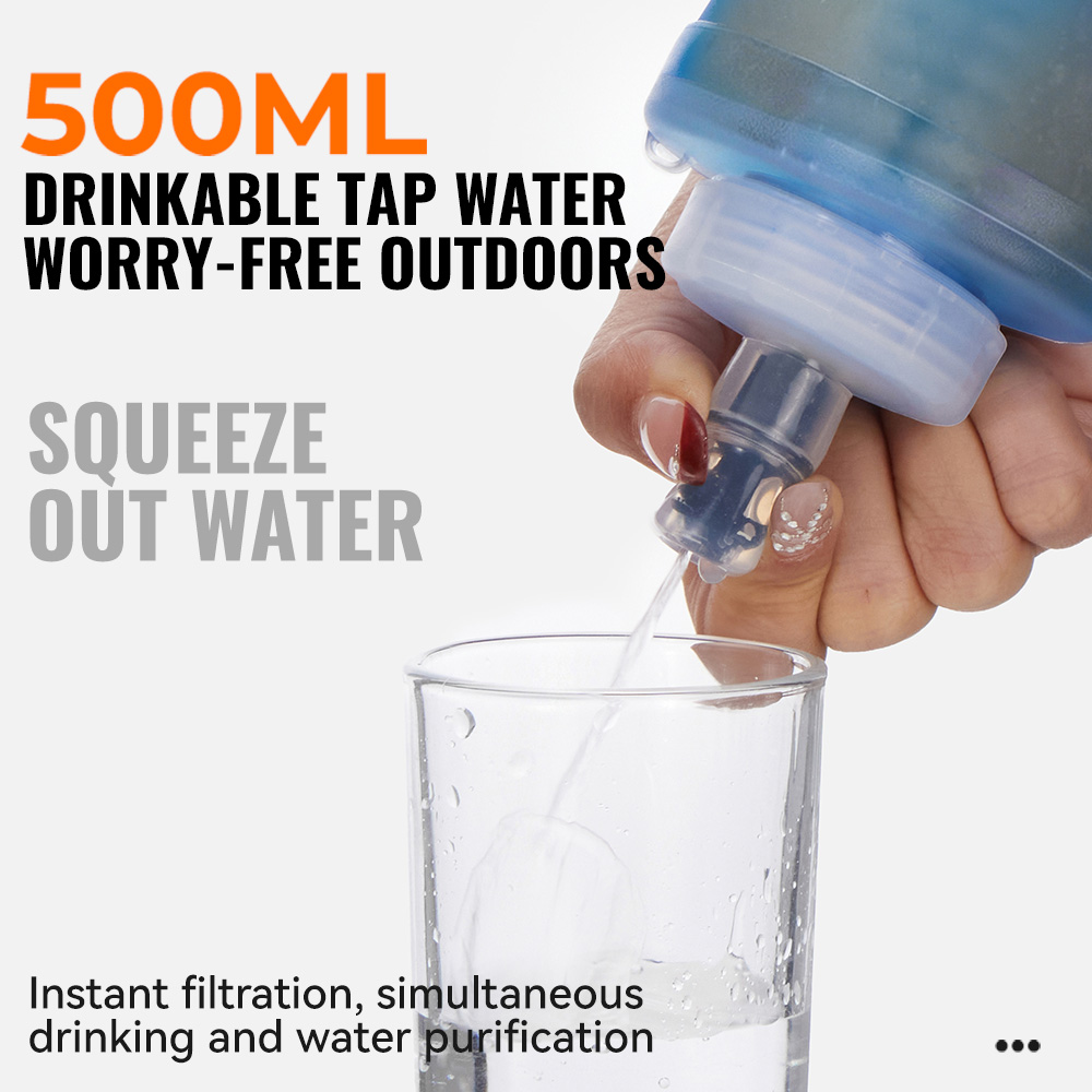WRELS Water Filter Bottle Coll - Water Bottle Collapsible 评论和价格